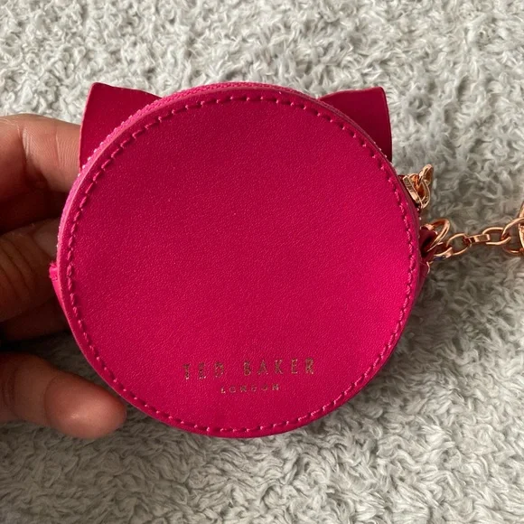 Ted baker Cat Face Coin Purse Keychain - Picture 6 of 13